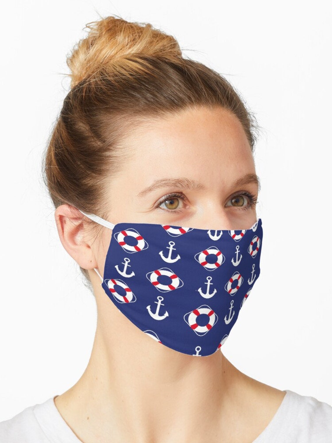 Nautical Sail Boat Face Mask Cover Sailor Cloth Face Mask Etsy UK