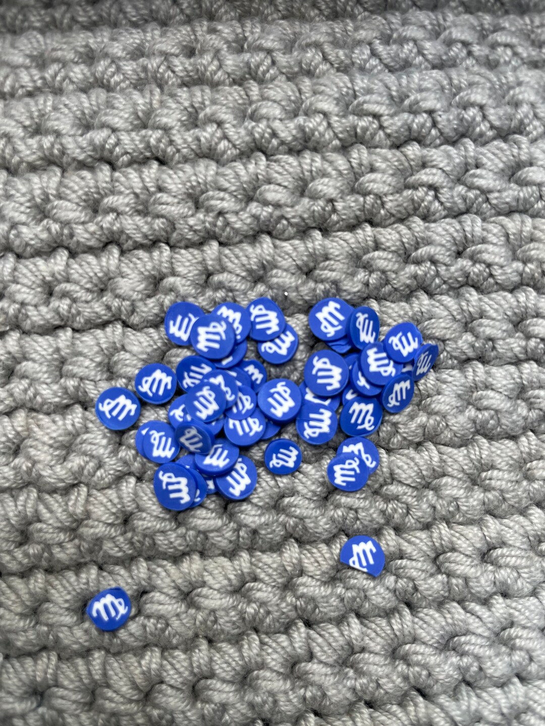 5g/10g/20g Virgo Zodiac Sign Polymer Clay Slices, Fimo Zodiac Slices ...