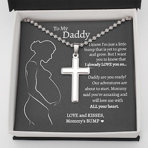 Daddy To Be Gift From Bump, Dad to Be Birthday Gift, Soon To Be Dad Gift, Gift From Unborn Baby to Dad, Keepsake Gift For New Dad From Baby
