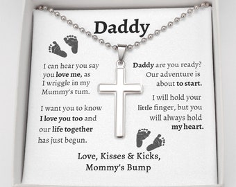 Daddy To Be Gift From Bump, Dad to Be Birthday Gift, Soon To Be Dad Gift, Birthday Gift For New Dad From Baby, Gift From Unborn Baby to Dad