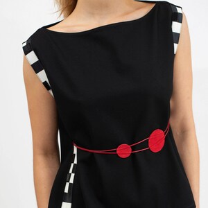 Black and white details top