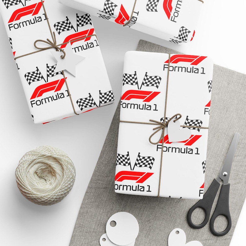 Motor Racing Envelopes Formula One Wrapping Paper | Racing Theme Gift Wrap - Etsy