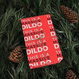 Bold and Humorous Wrapping Paper for Unique Gifts, Birthday, Funny Occasions, Bachelorette Parties, Gag Gifts image 3
