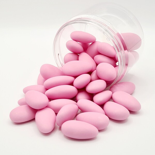 Almond confetti pink - soft filling - party favors - celebration - party - 150g - festival sugar almonds, gift baptism - birth - birthday