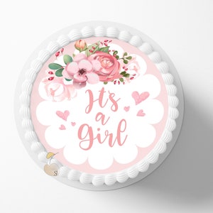 Cake topper magical Its a GIRL or It's a GIRL for baby shower, baby shower