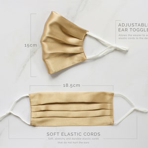 UK Handmade Silk Face Mask, Wedding Silk Face Mask, Same Day Dispatch, Bride Face Mask, Double Layered Face Mask, Reusable Face Mask