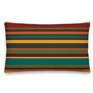 Bandes d’automne Oreiller rectangulaire Premium