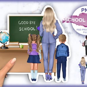 School clipart, Teacher&#39;s clipart, PNG Teacher, Schoolchildren clipart, business lady planner, Kindergarten Teacher