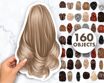 Hair clipart, Natural hair black woman clipart, natural hair, digital Instant Download PNG