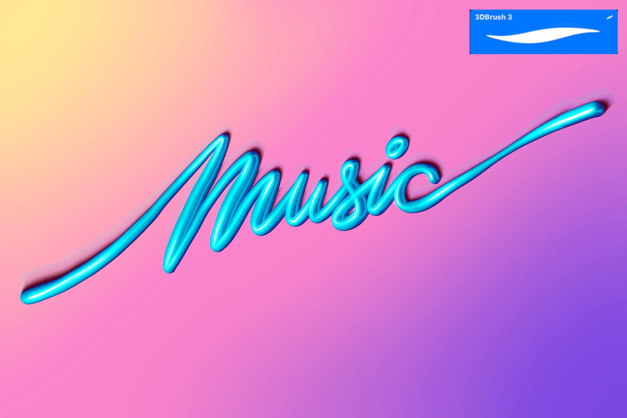 Procreate 3D Brush Bundle, 3D Lettering Procreate Brushes, 3D Brushes ...
