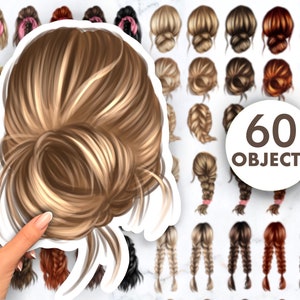 Hair clipart, Natural hair black woman clipart, natural hair, digital Instant Download PNG