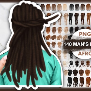 Men&#39;s hairstyles for African Americans, Hair Clipart, Natural Hair PNG, Men&#39;s Hairstyles, curly hair clipart, hair clipart png.
