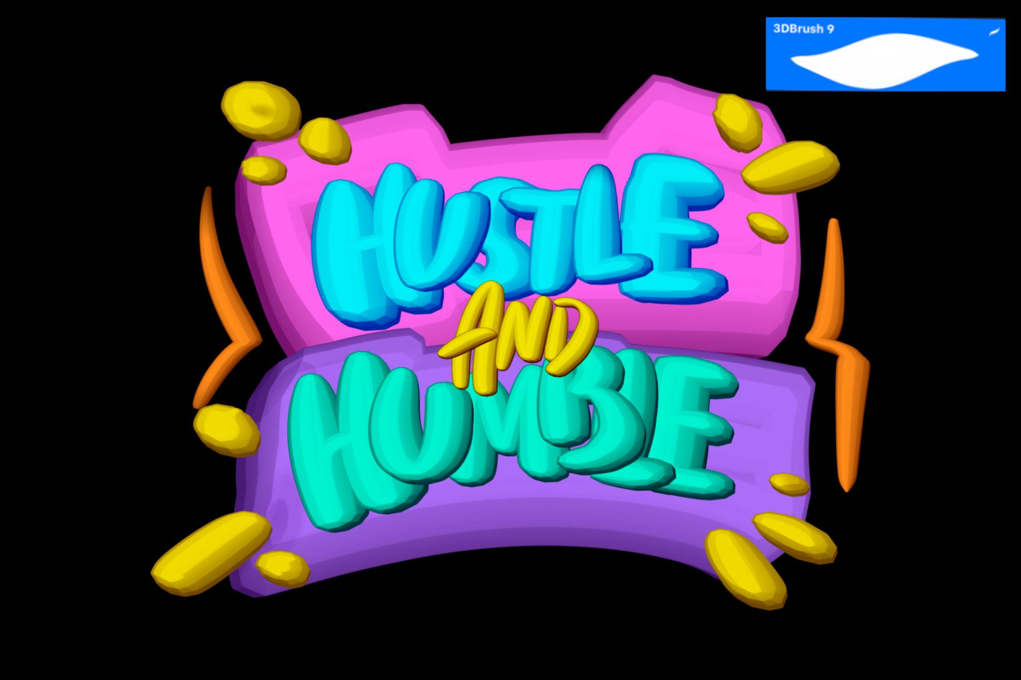Procreate 3D Brush Bundle, 3D Lettering Procreate Brushes, 3D Brushes ...