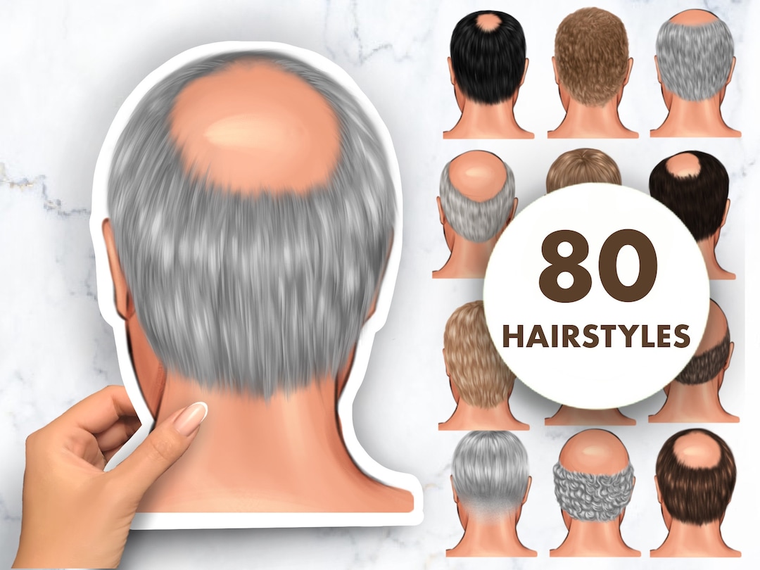 Grandpa Hairstyles, Older Men Hairs, Men Hair Clipart, Natural Hair PNG,  Men's Hairstyles, Curly Hair Clipart, Hair Clipart Png