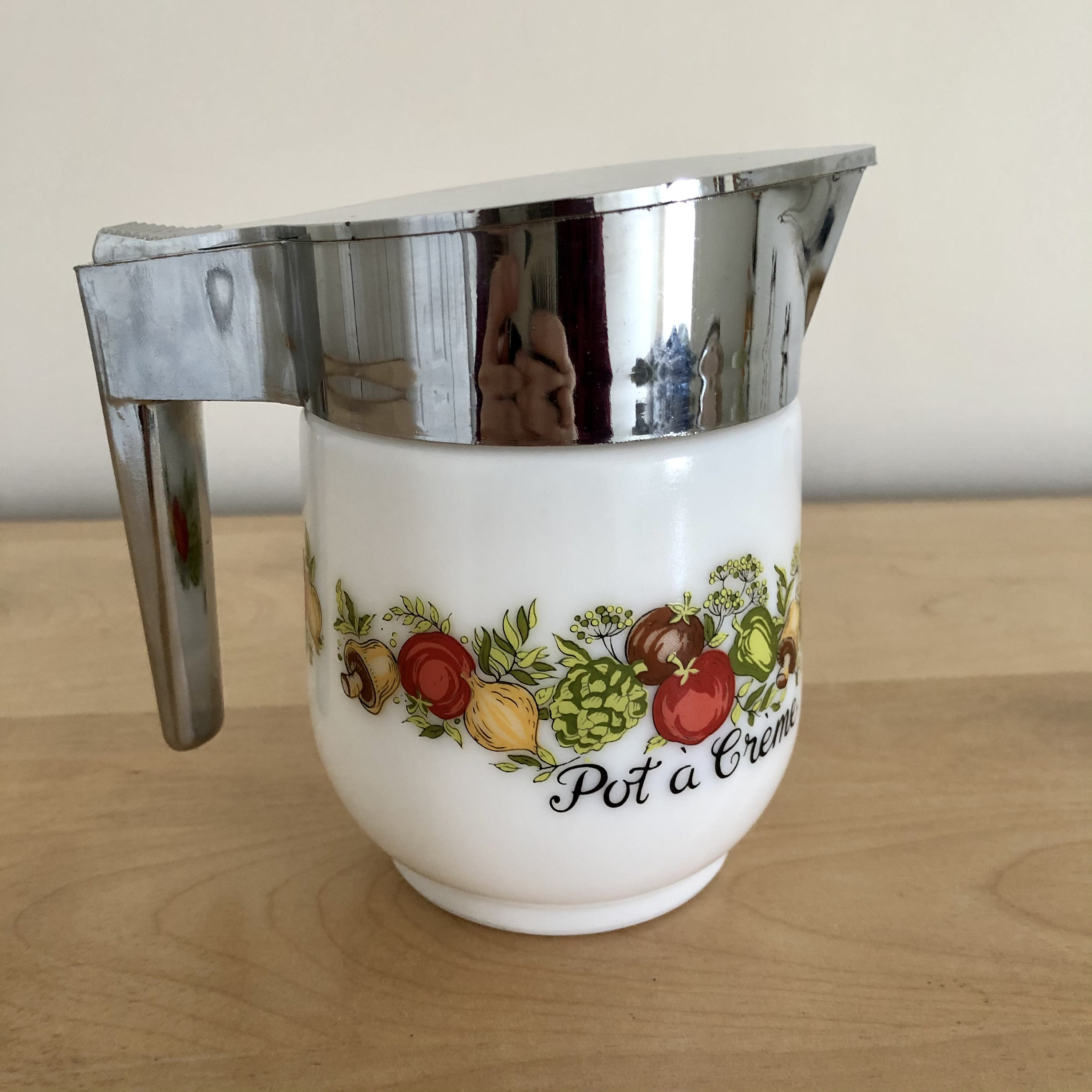 Vintage Milk Glass Creamer Gemco Pot à crème Etsy