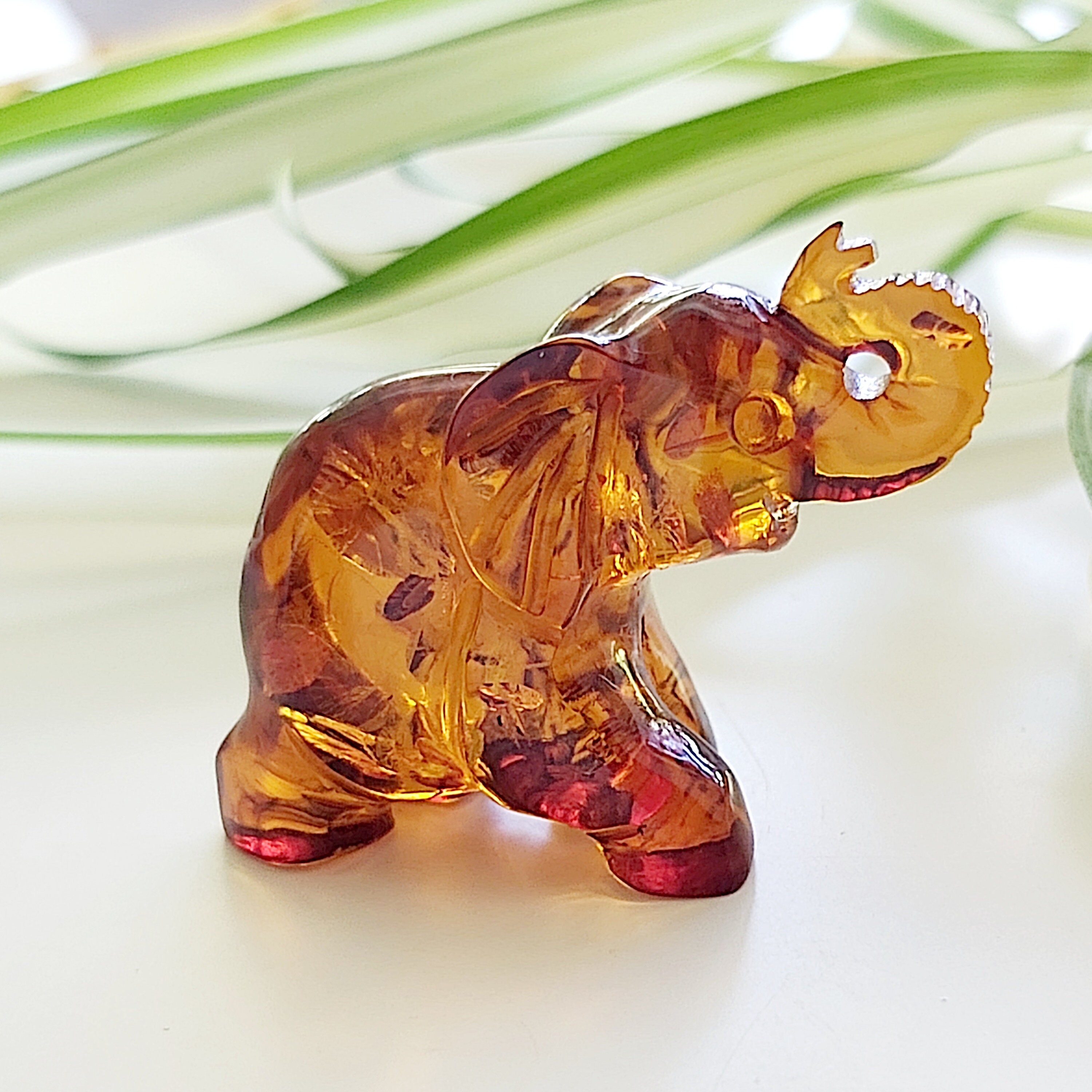 Art & Collectibles Sculpture Amber hand carved Rabbit figurine Baltic ...