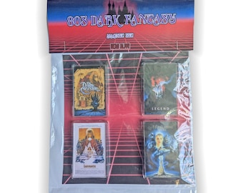 Magnetpaket med 4 magneter från 80-talets mörka fantasyfilm