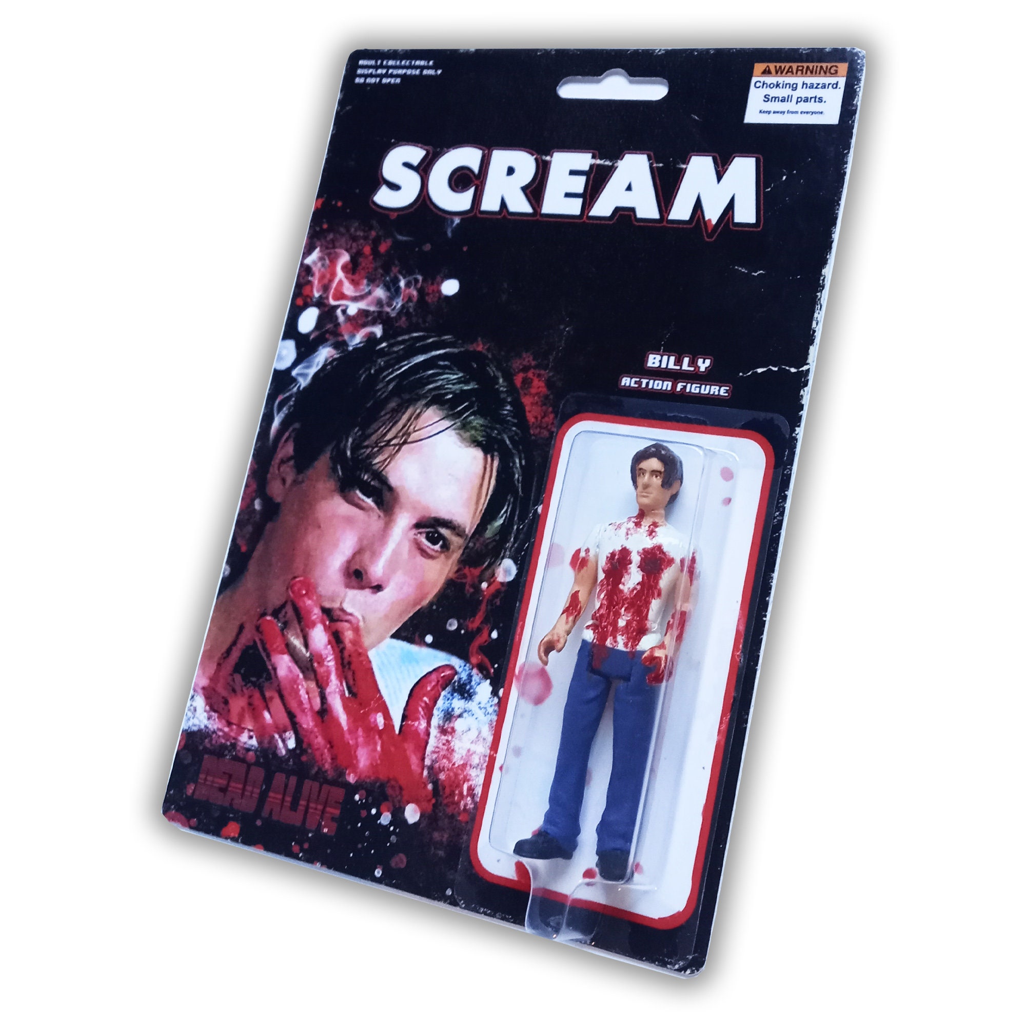 スクリーム、ビリーカスタムレアアクションフィギュア - Etsy 日本
