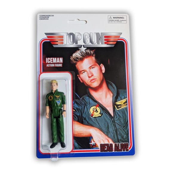 Top Gun, Iceman Rare Action Figure - Etsy Israel