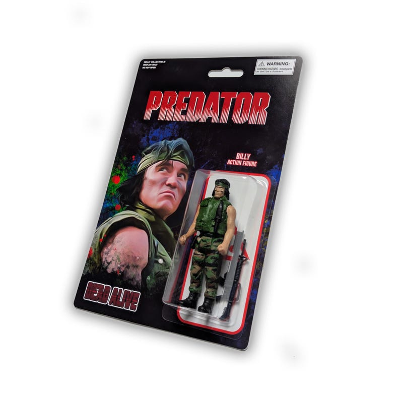 Predator, Billy Rare Custom Action Figure - Etsy
