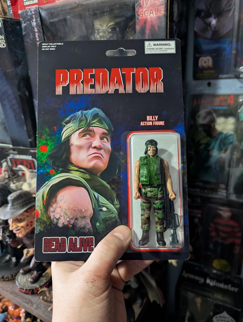 Predator, Billy Rare Custom Action Figure - Etsy