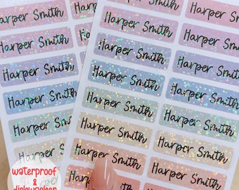 Kids Name Stickers, Daycare Name Labels, Preschool Name Labels, Waterproof Name Labels, Back to School Gift for Kids, School Labels for Kids