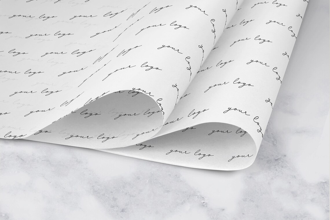 Personalized Tissue Paper Custom Logo Tissue Paper Pack of Etsy