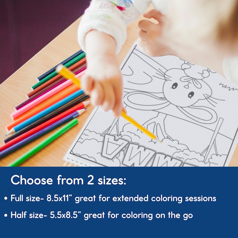 Kids Custom Coloring Book, Personalized Coloring Book for Kids, Gift for Toddler Busy Book Travel Activity, Kids Birthday and Christmas Gift 画像 4