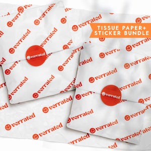 Personalized Tissue Paper and Stickers, Custom Logo Tissue Paper Stickers, Branded Tissue Paper Stickers, Custom Corporate Gifts for Clients