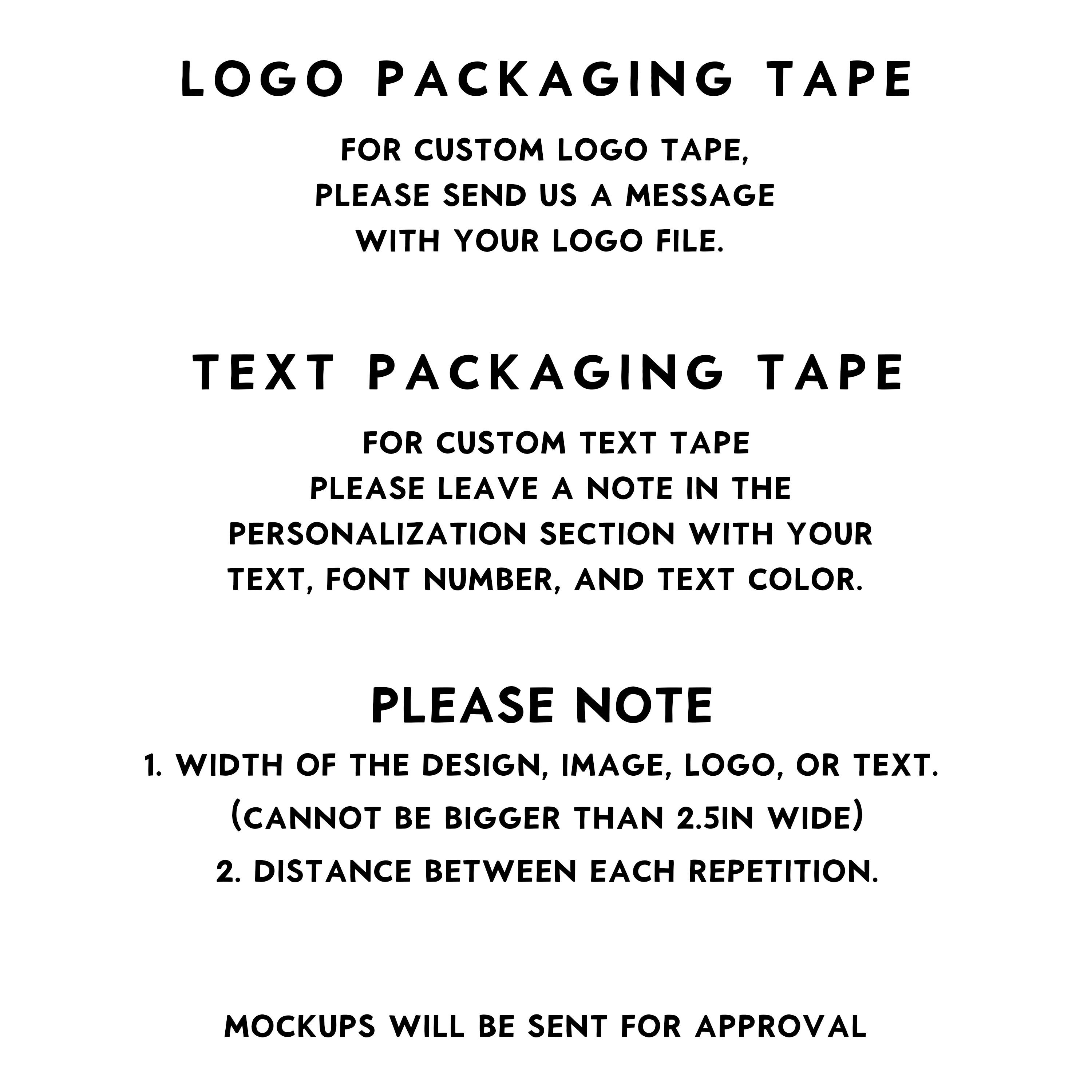 Full-Color Custom Packing Tape