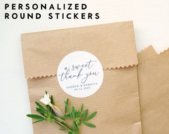 CUSTOM Round Stickers, Custom Logo Stickers, Personalized Stickers, Business Stickers, Thank You Stickers, Party Favor Stickers