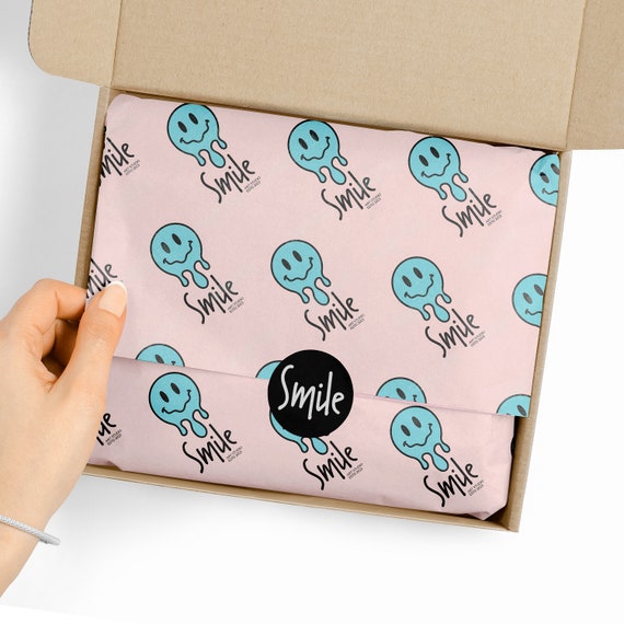 Custom Logo Printed Clothes Wrapping Tissue Paper