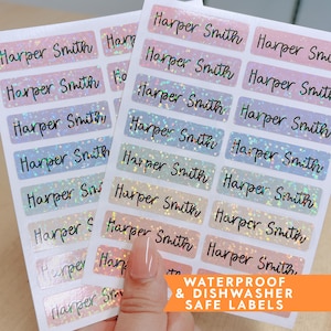 Kids Name Stickers, Daycare Name Labels, Preschool Name Labels, Waterproof Name Labels, Back to School Gift for Kids, School Labels for Kids