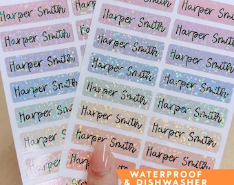 Kids Name Stickers, Daycare Name Labels, Preschool Name Labels, Waterproof Name Labels, Back to School Gift for Kids, School Labels for Kids