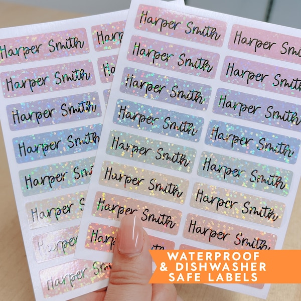 Kids Name Stickers, Daycare Name Labels, Preschool Name Labels, Waterproof Name Labels, Back to School Gift for Kids, School Labels for Kids