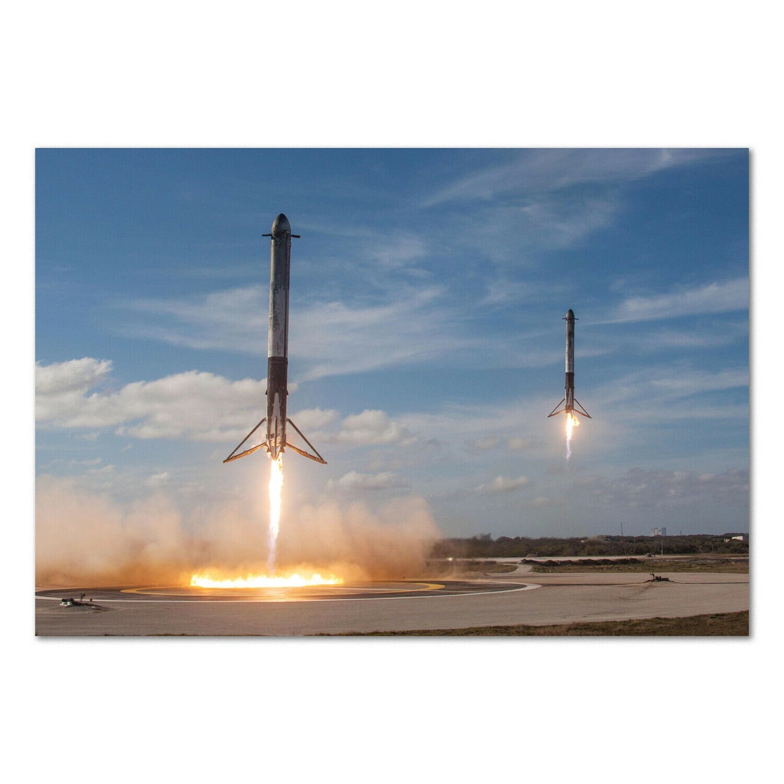 SpaceX Poster Retro Wall Art Rockets Ruimtevaart Falcon 9 Etsy