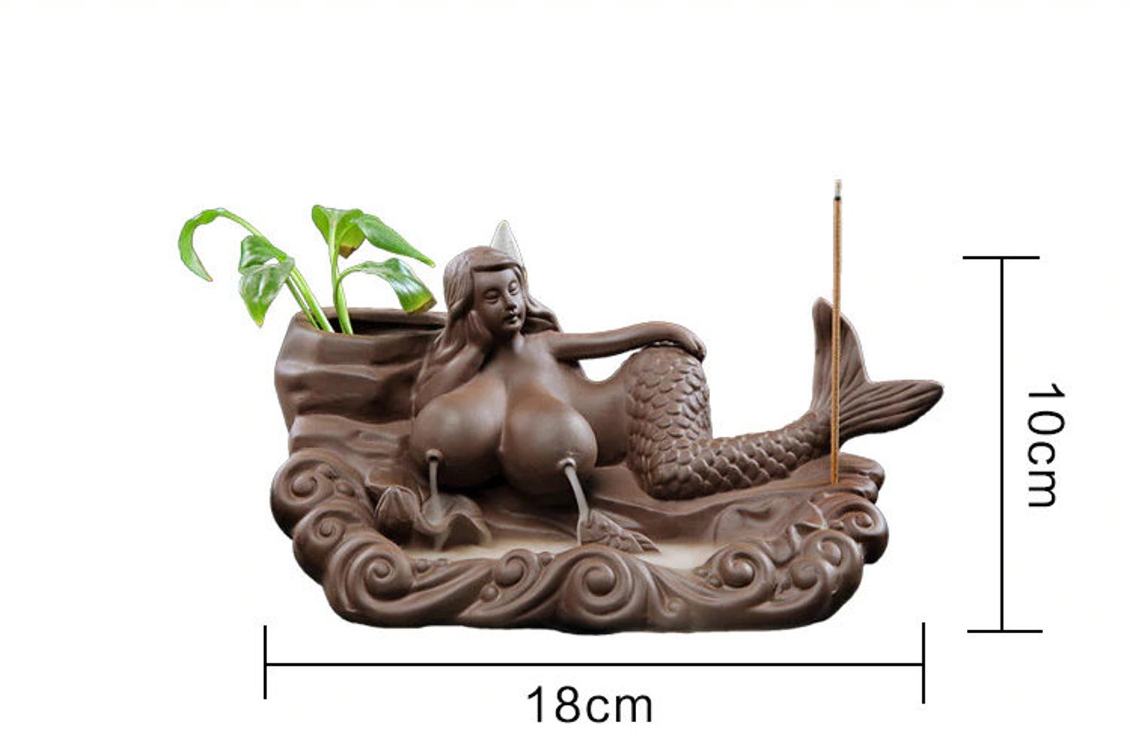 Mermaid Censer Burner Incense Burner Statue Ceramic Censer Etsy