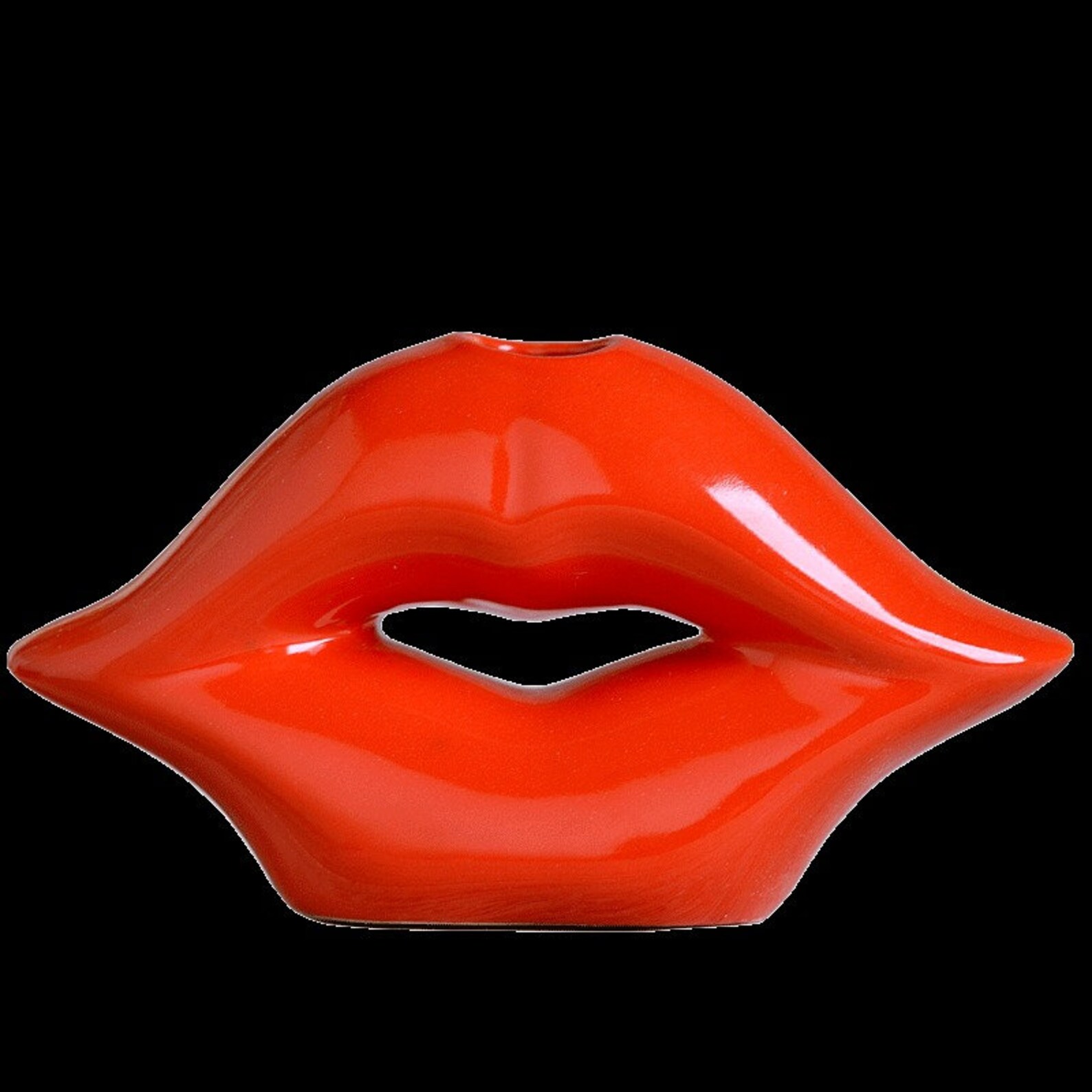 Lips Ceramic Vase Lips flower vase Lips planter Cartoon Lips Etsy