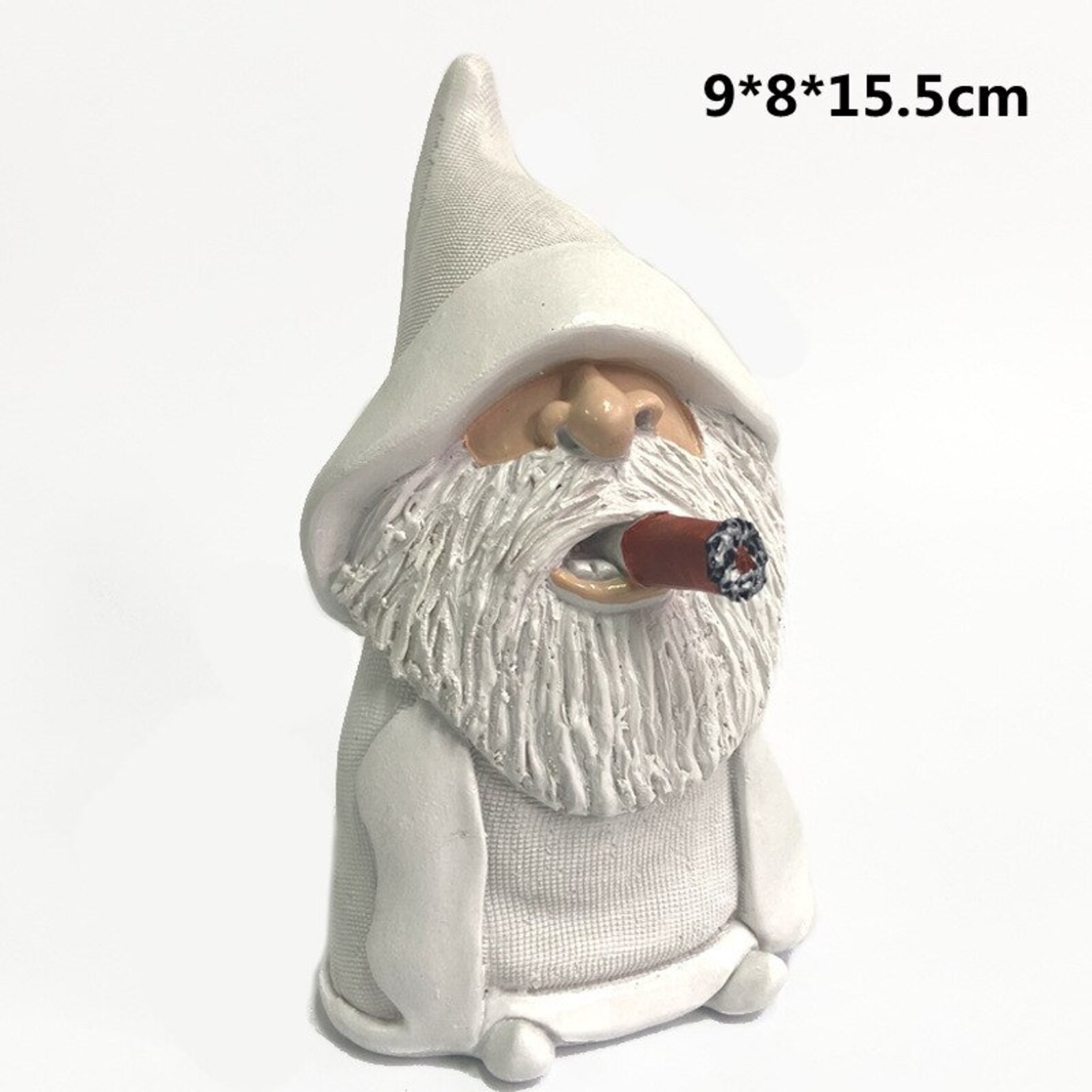 smoking gnome middle finger
