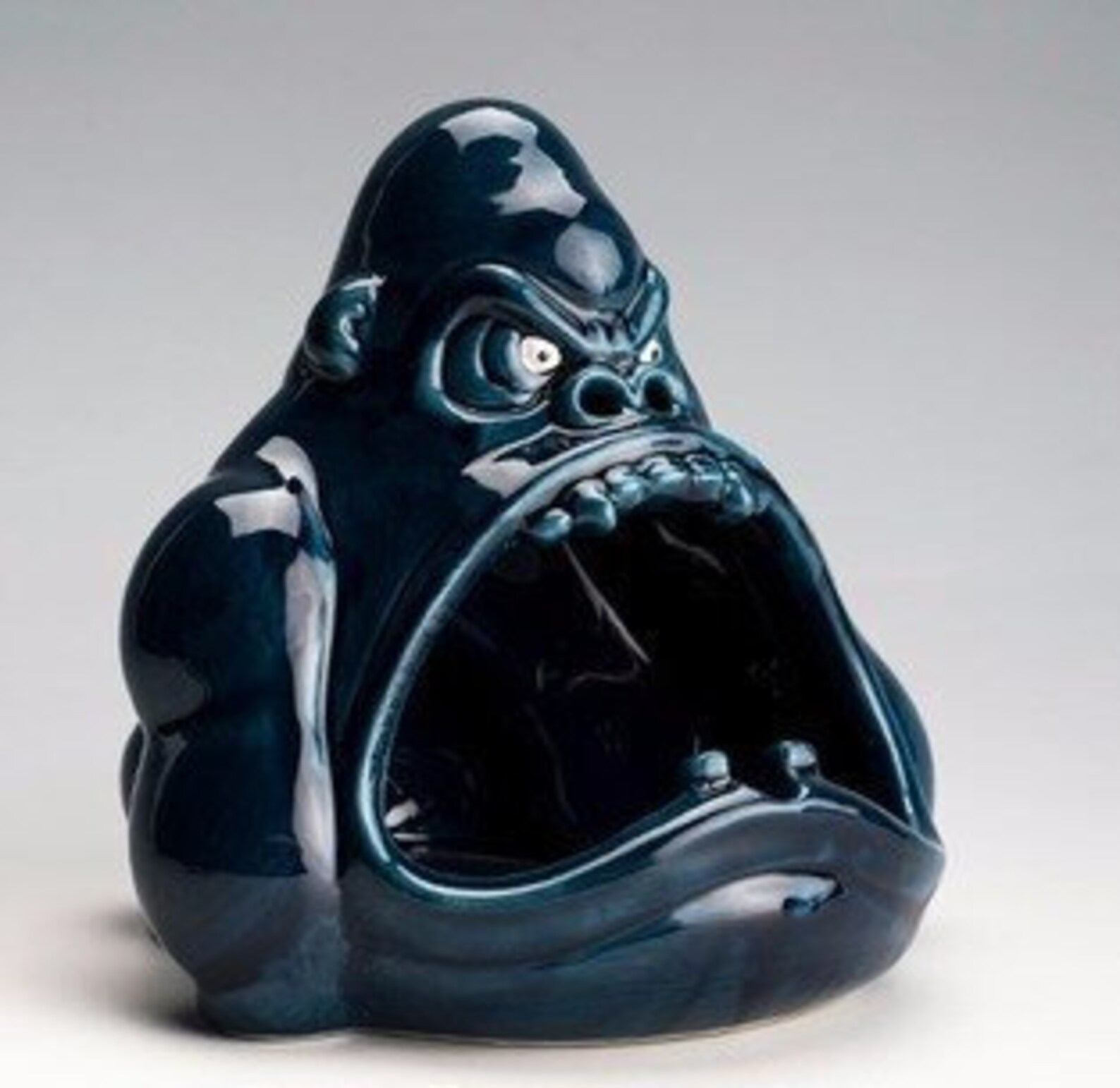 Cute Ceramic Gorilla Ashtray Cool cartoon animal Ashtray home Etsy