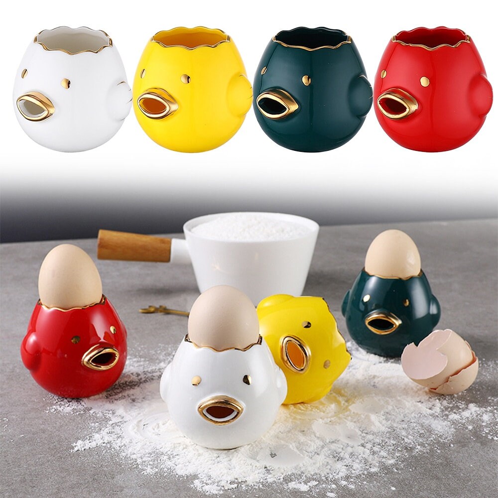 Ceramic Funny Egg Yolk White Separator Divider Holder Egg Etsy