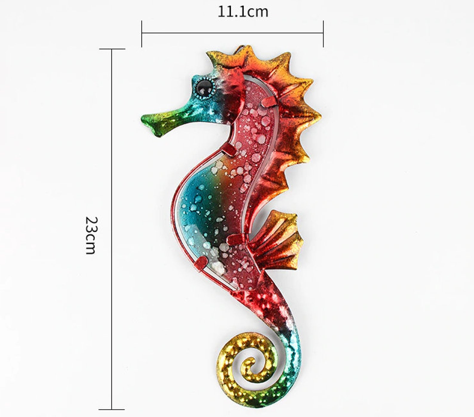 3pcs Metal Seahorse Wall Decor Seahorse Outdoor Wall Hanging Etsy