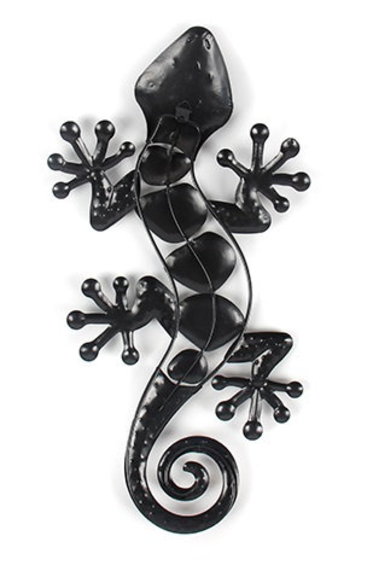 Metal Gecko Wall Decor 15 Lizard Outdoor Wall Hanging Etsy