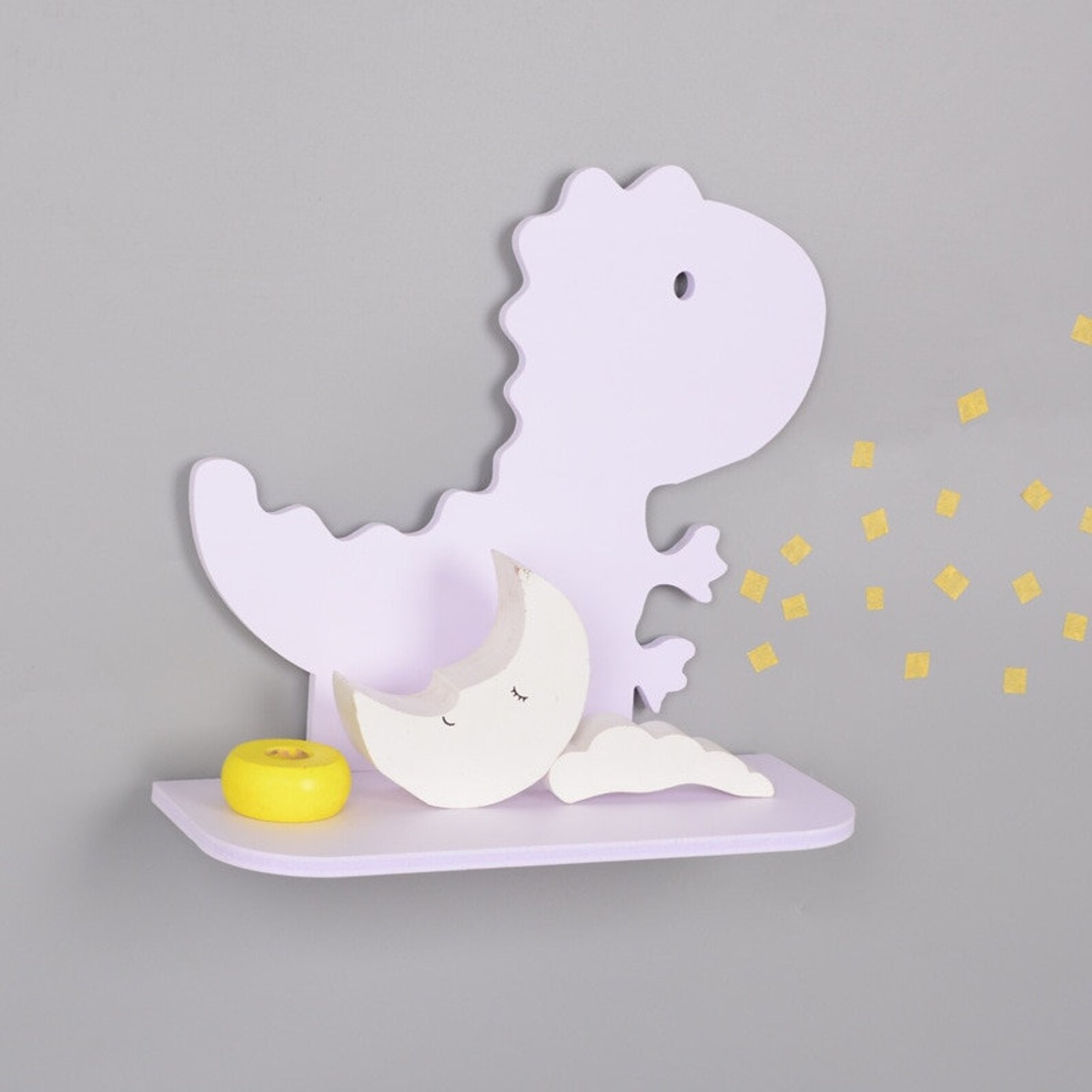 Dinosaur Wall Shelf Floating Shelf Dinosaur Wall Hangings Etsy
