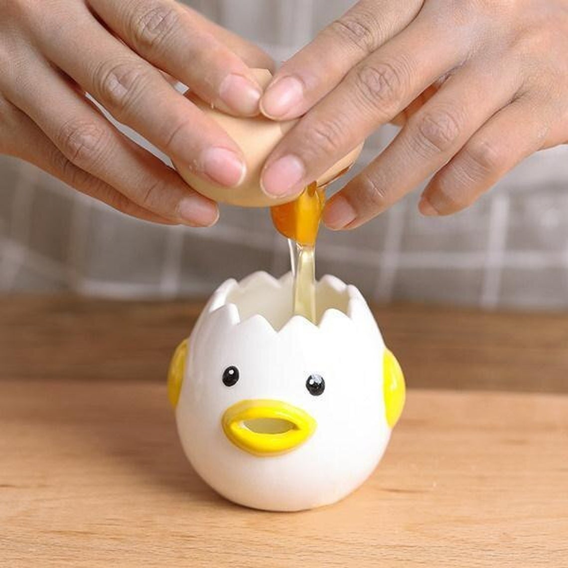 Ceramic Funny Egg Yolk White Separator Divider Holder Egg Etsy