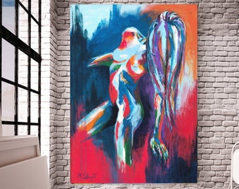 Nude Female Body Painting - Etsy