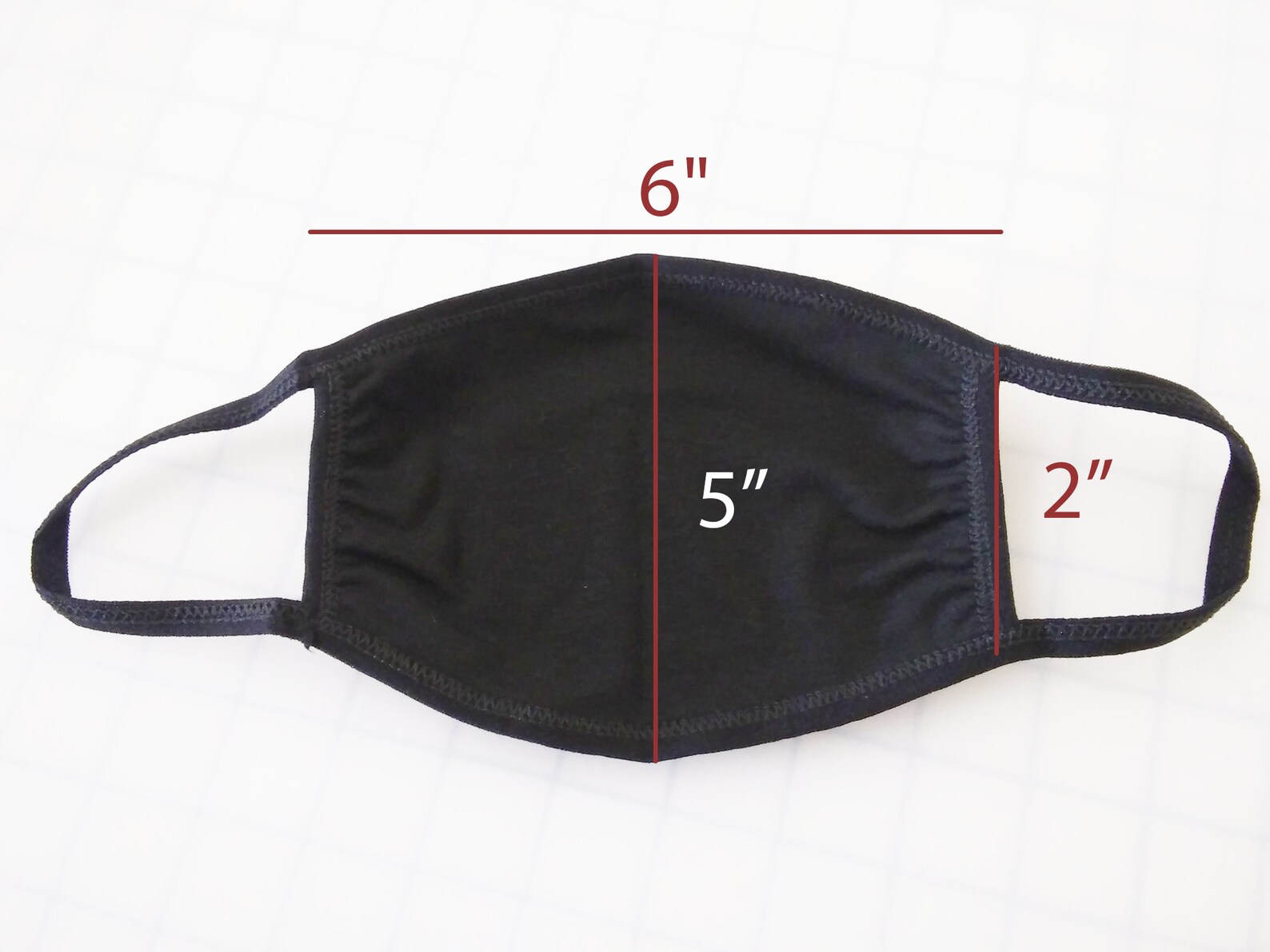 Reusable Cloth Facemask. Two Layer Cotton Fabric Mask. Basic Etsy