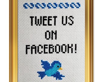 Facebook Pattern - Etsy