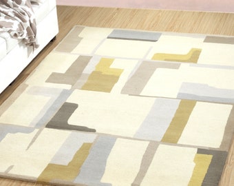 Handmade wool carpet for living room