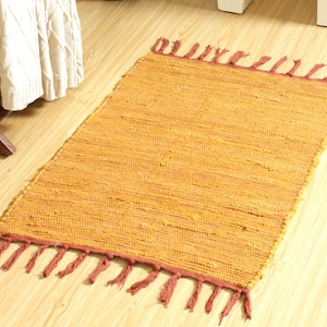 Cotton rug Runner / Yoga Mat / Kitchen Runner / Stair Runner / Runner / Table Runner Home Decor Brown Carpet